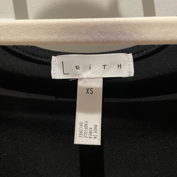 NWT‼️ Leith Black Crewneck Bodysuit size XS - Picture 2 of 4